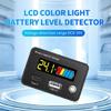 LCD Display Battery Power Monitor with  QC3.0 USB Type C Port for Electric Vehicle Solar Car Lithium Lead Acid Batteries