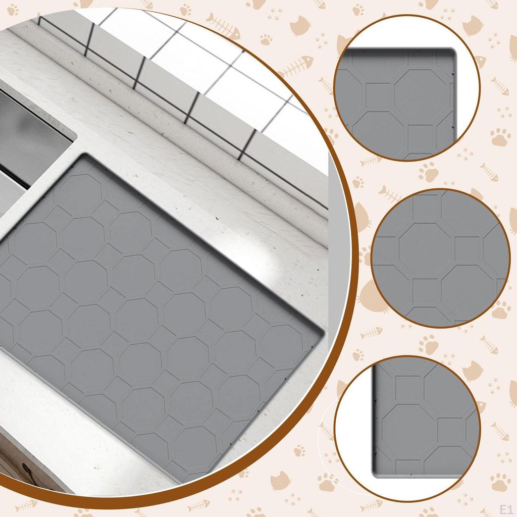 For Cabinet, Shelf Liner, Non Slip and Gadgets Bathroom Tray Cabinet Protector