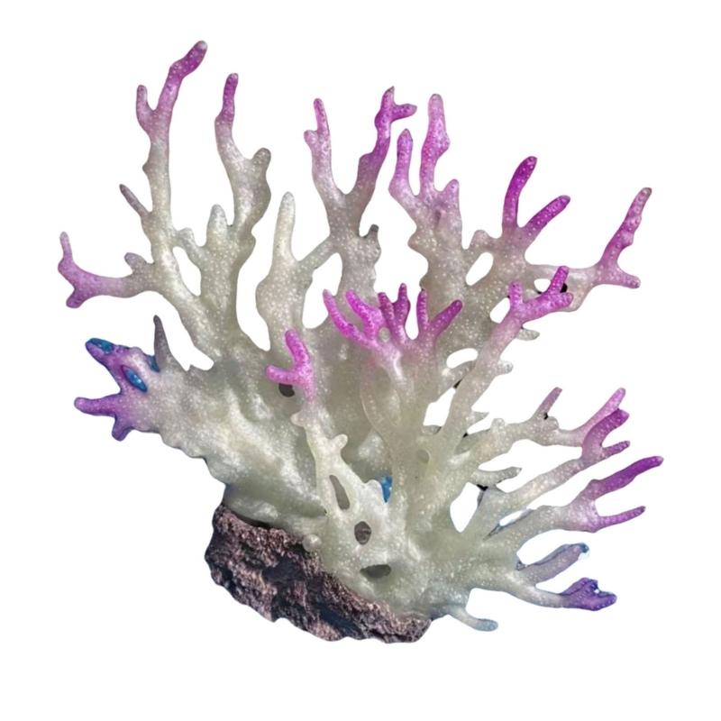 Water Plant Tree for Fish Tanks Aquarium Decorations Beautiful Appearance Artificial Plant Tree Multicolored Coral