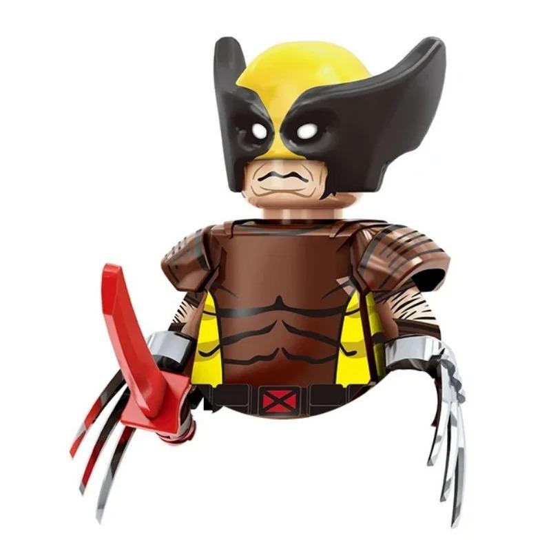 Ślepa Paczka Mini Klocki TV6205 Figurki Duży Goblin Spiderman Iron Man Venom Kapitan Hawk Deadpool Pancerz Boże Narodzenie Prezent Zabawka