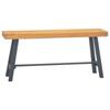Day and Night - Day and Night Solid Teak Wood Bench 110 Cm