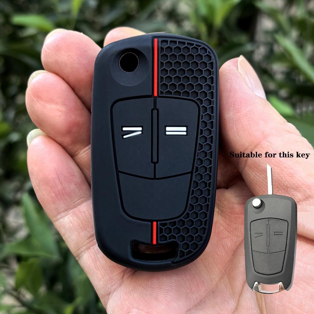 High Quality New Dustproof Silicone Car Key Case For Opel Vauxhall Astra H Corsa D Vectra C Zafira Astra Vectra Signum 2/3Bnt