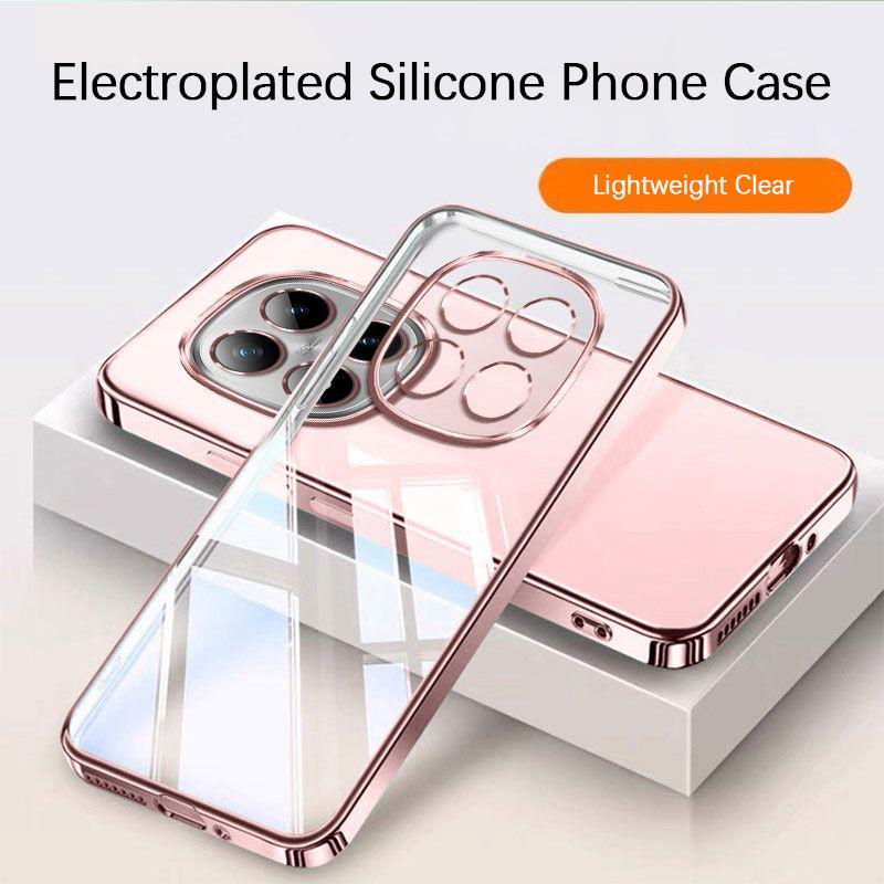 Original Plating Thin Phone Case for Redmi Note 15 Pro Plus Pro+ 15Pro 4G 5G Luxury Silicone High Qualtiy Transparent Back Cover