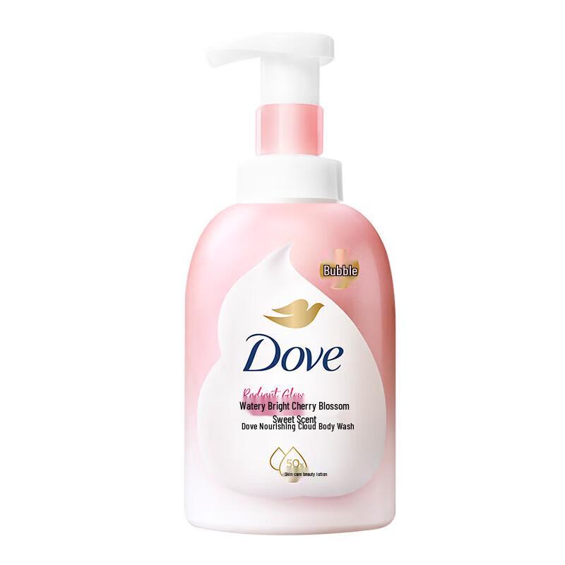 

Dove Ceramide Dense Foam Bubble Shower Gel, Cherry Blossom Sweet Scent (2x400ml)