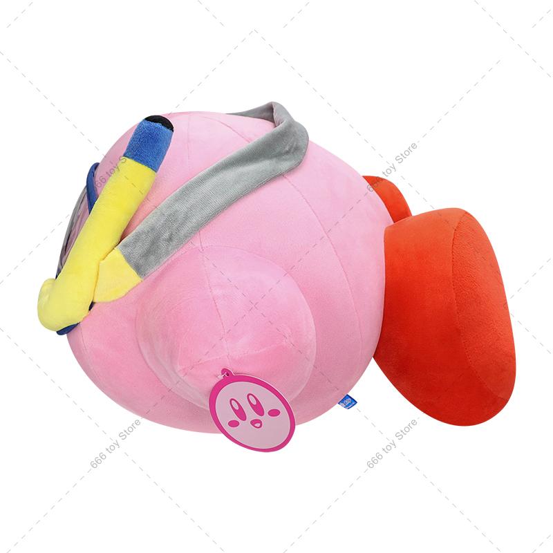 New Big Size Anime Star Kirby Diving Kirby Stuffed Peluche Plush High Quality Toys Christmas Birthday Great Gift 45x40x29CM