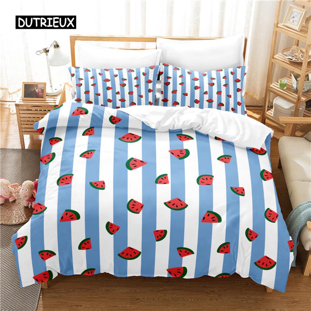 Watermelon Bedding Set Duvet Cover Set 3d Bedding Digital Printing Bed Linen Queen Size Bedding Set Fashion Design