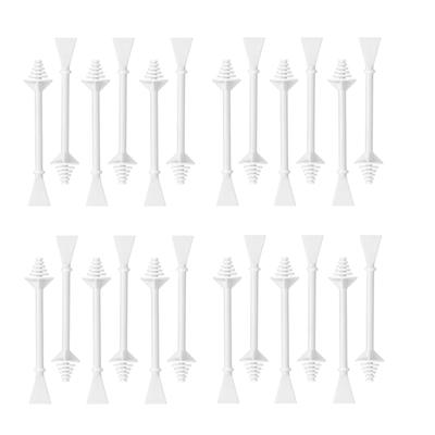 Applicateur de Cire à Cheveux avec Spatule Jetable, 100 Bâtonnets de Cire Nasale pour le Nettoyage des Narines, Épilation des Poils du Visage et des Oreilles