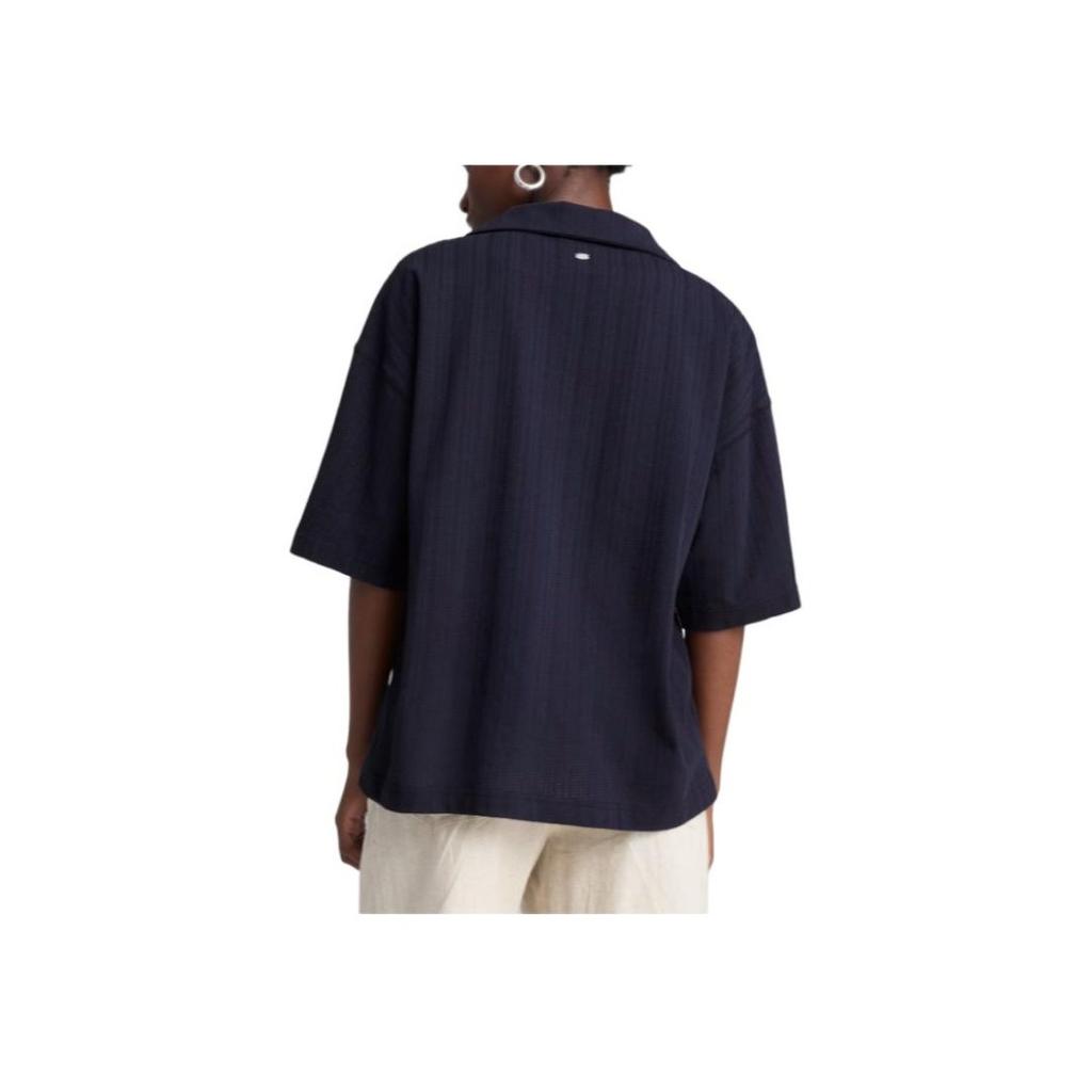 Puma Pocket Fashion Simple Pullover Short Sleeve T-Shirt Women Tops Navy-Blue 629386-16