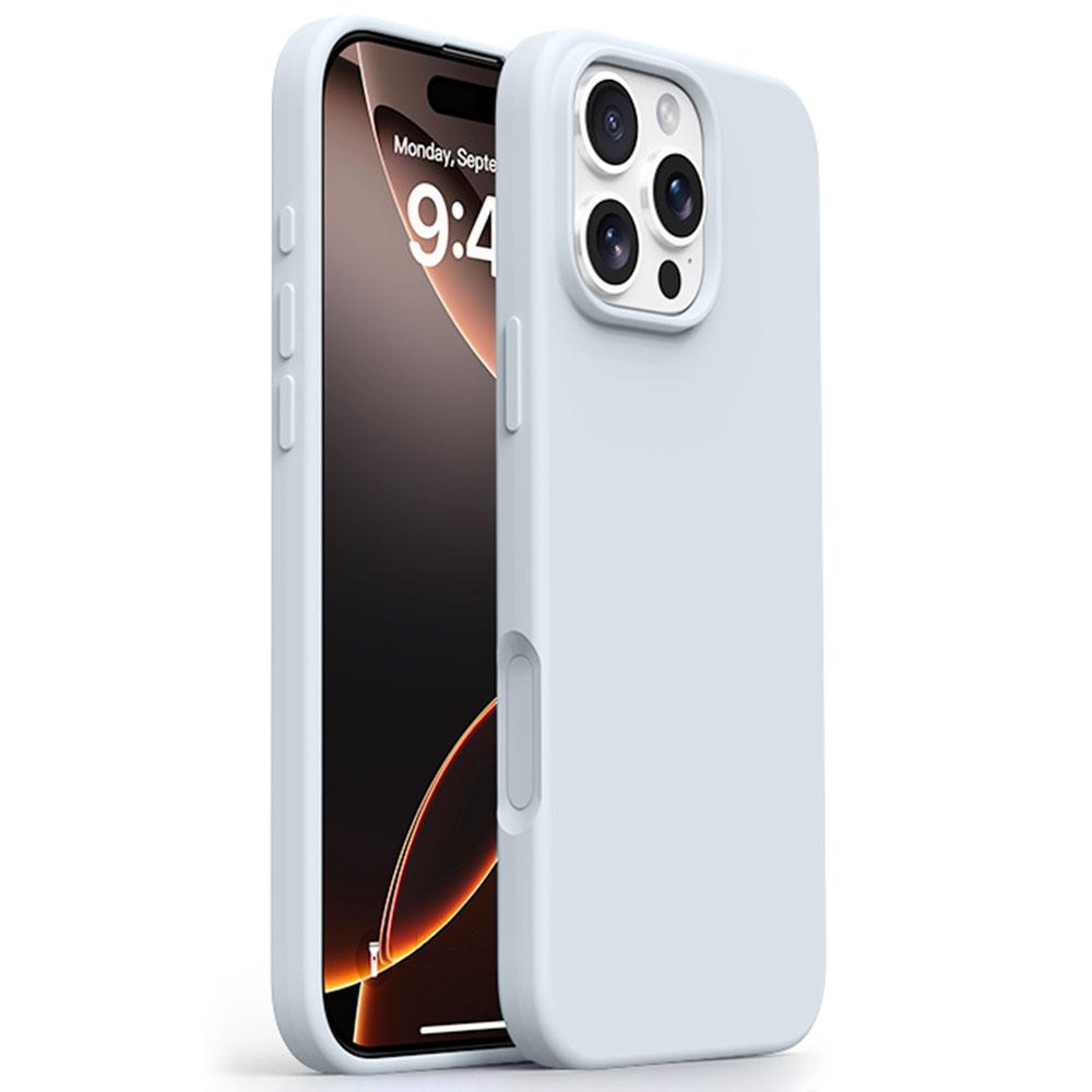 Чехол для iPhone 16 Pro, совместимый с MagSafe, ультратонкий, из жидкого силикона + ПК, чехол для телефона A