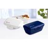 Asvel Deli Club TLB-610 610mL Single-Tier Lunch Box, Navy, 3547
