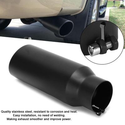 Car Exhaust Pipe Stainless Steel 80mmCelsius3.1in Inlet 102mmCelsius4in Outlet   Tail Throat