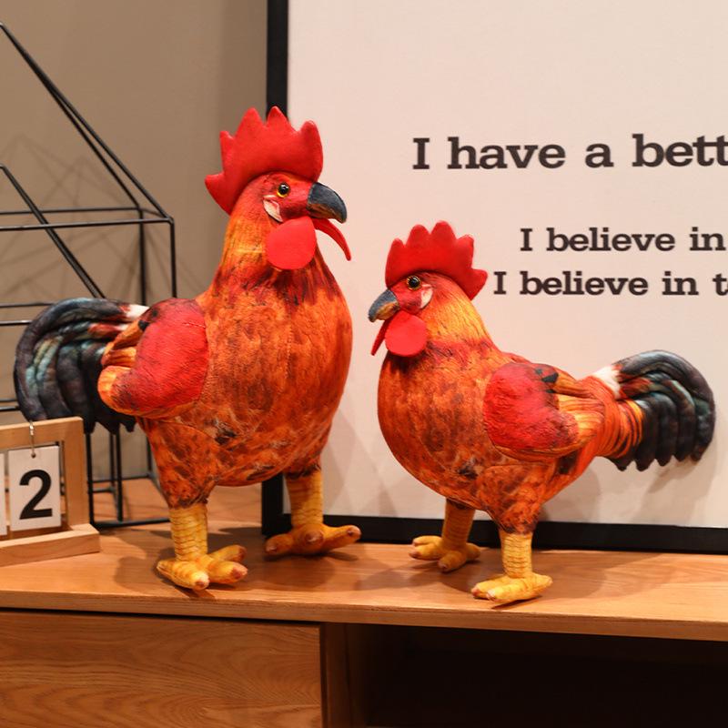 Zodiac Rooster Plush Doll: Cross-Border Simulation Toy