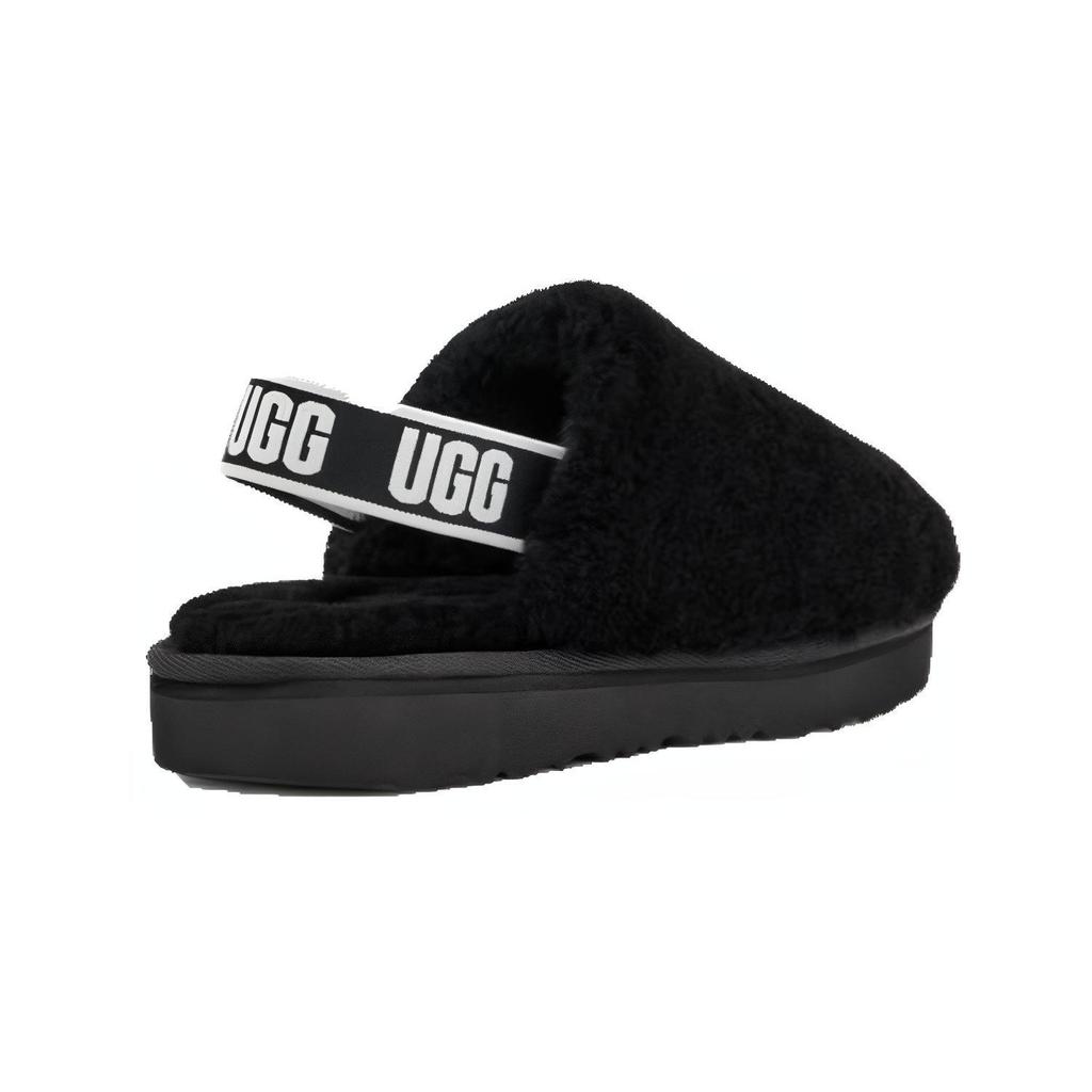 (PS) UGG Fluff Yeah Clog Slipper 'Black' Kids' 1123633K-BLK