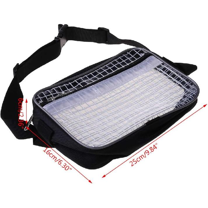 Anti-Static Cleanroom Clear Tool Bag Full Cover Pvc For Engineer Waist Bag Fanny