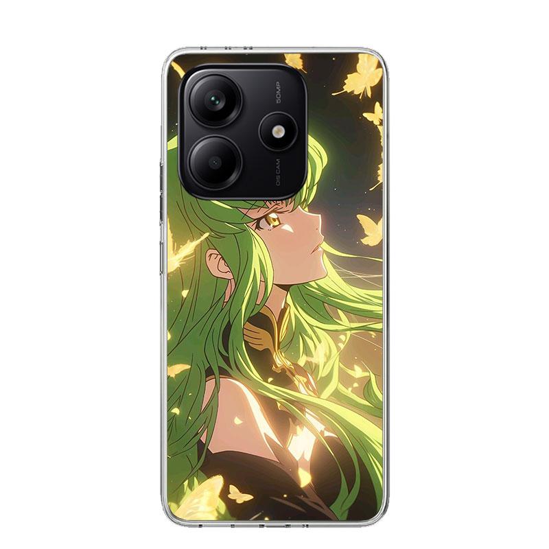 Code Geass Anime Phone Case For Xiaomi Redmi Note 15 14 13 12S 12 Pro Plus 11S 11E 11 11T 10S 10 Art Soft Pattern Cover Redmi No