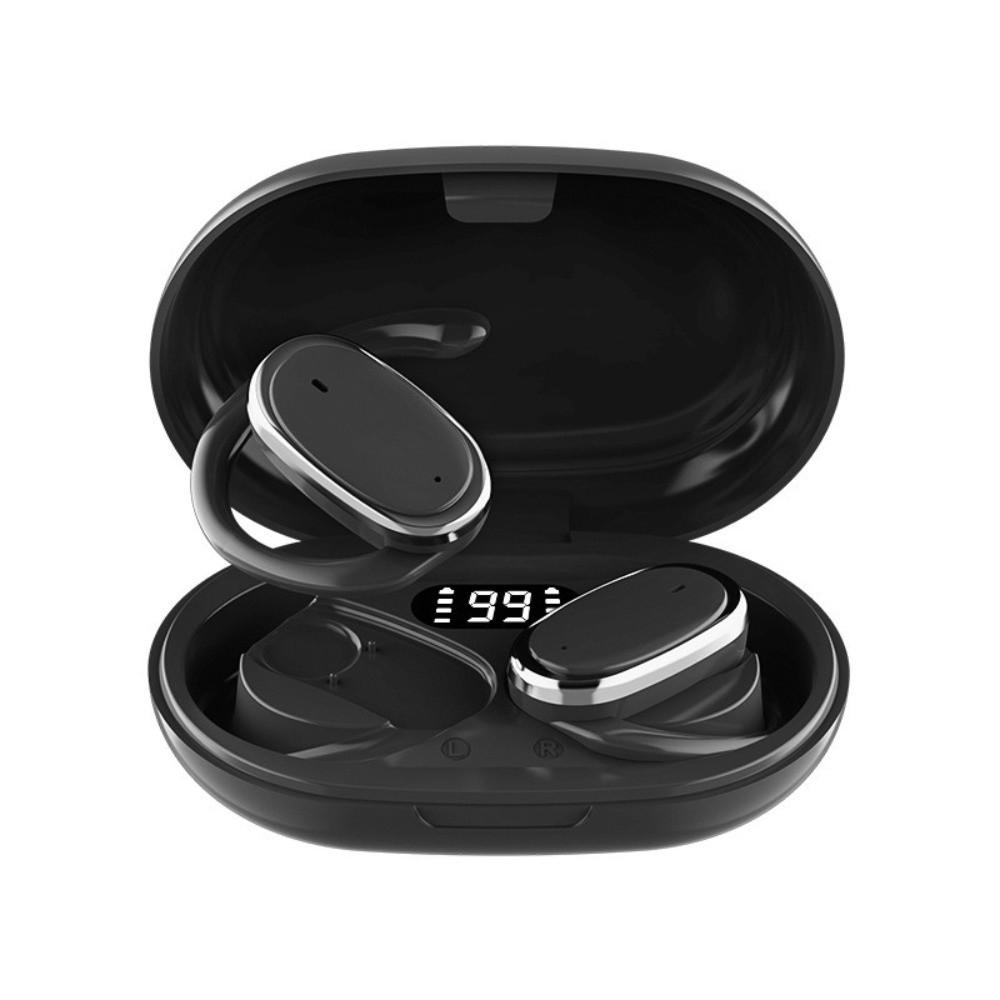 Smart LED Display Bluetooth Earbuds Earhook Design Sports Headphones  Music Listening