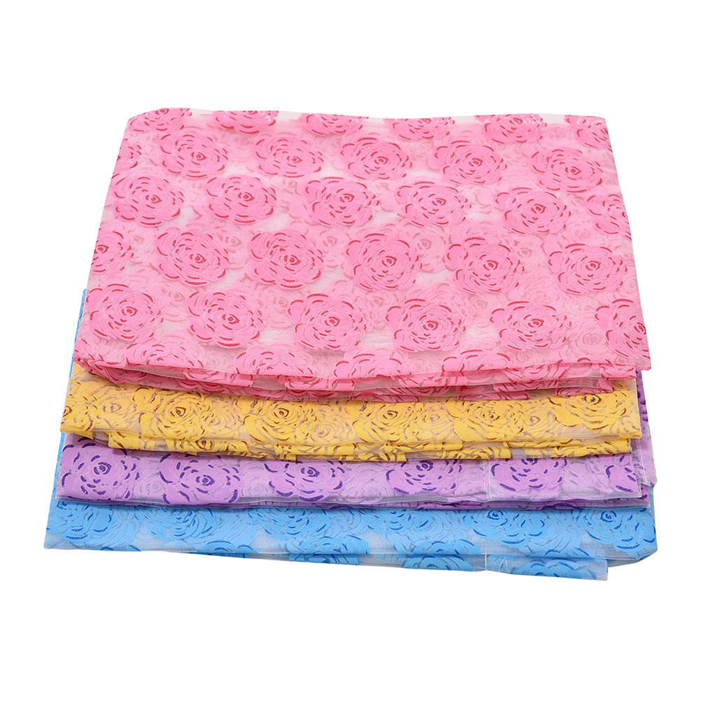 Rose Voile Blackout Curtains Living Room Window Curtains Tulle Sheer Curtains