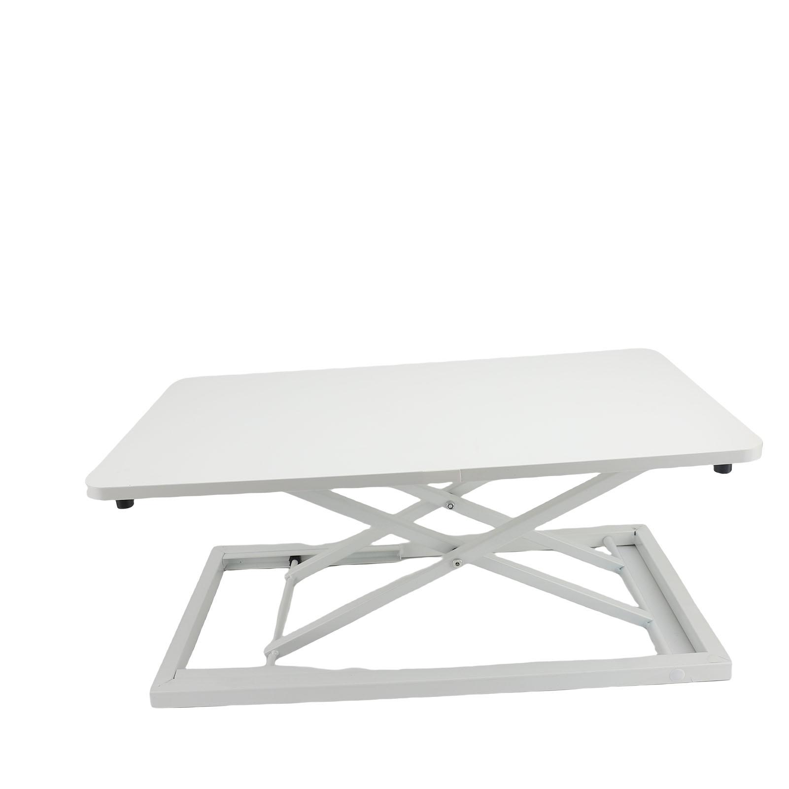 

15.7 Inch Lift Standing Desk Converter 7 Height Levels Foldable Stand Up Desk Riser for Laptop Display