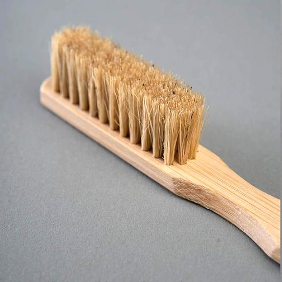 Rock Climbing Brush with Wooden Long Handle Thick Boar Bristles Portable Indoor Outdoor