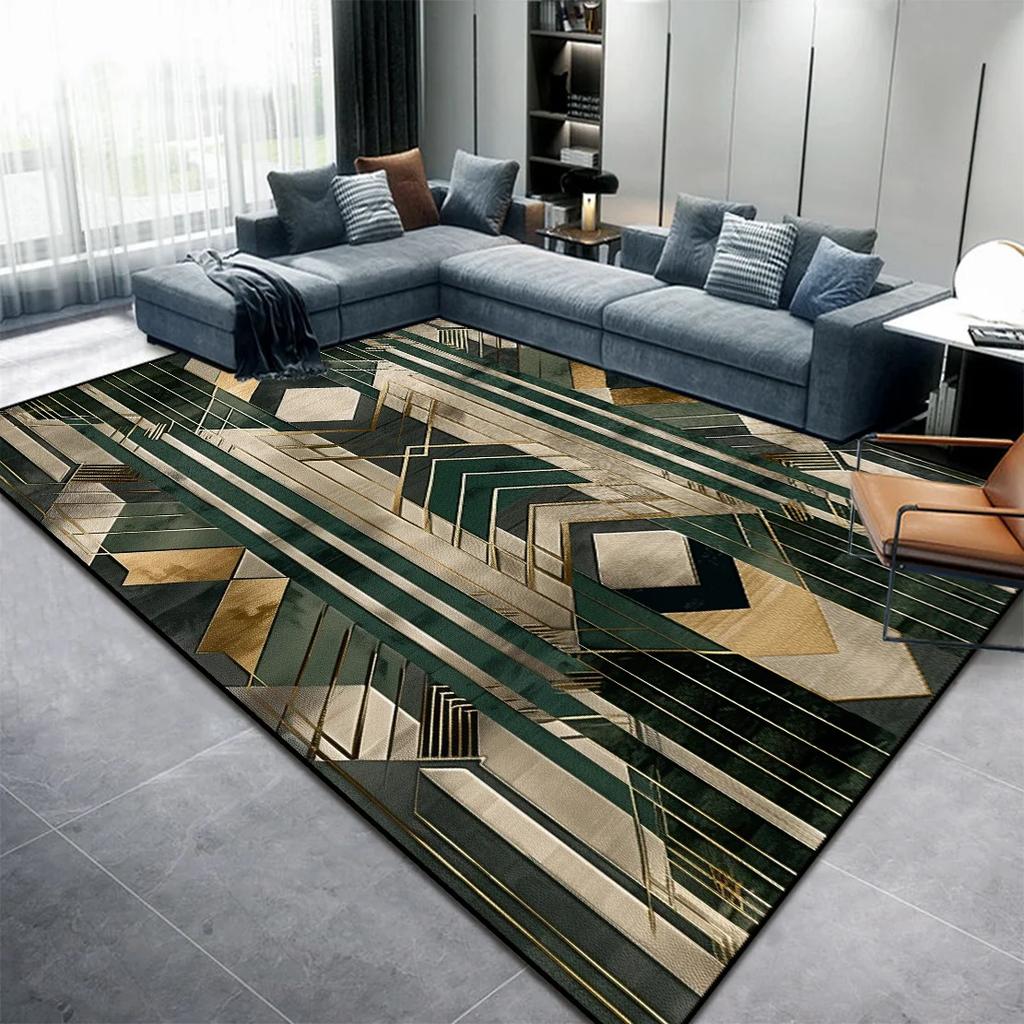 Modern Abstract Non - Slip Washable Area Rug Soft Living Room Carpet for Bedroom Lounge & Coffee Table Home Decor Floor Mat