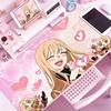 Carino Anime Kitagawa Marin MMy DressUp Darling Tappetino Mouse Grande Tappetino Mouse Gaming con Bordi Cuciti Tappetino Scrivania Spesso PC