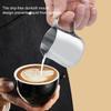 Small Size Milk Frothing Cup Silver Latte Art Pitcher Latte Art Milk Pitcher  Coffee Brewing