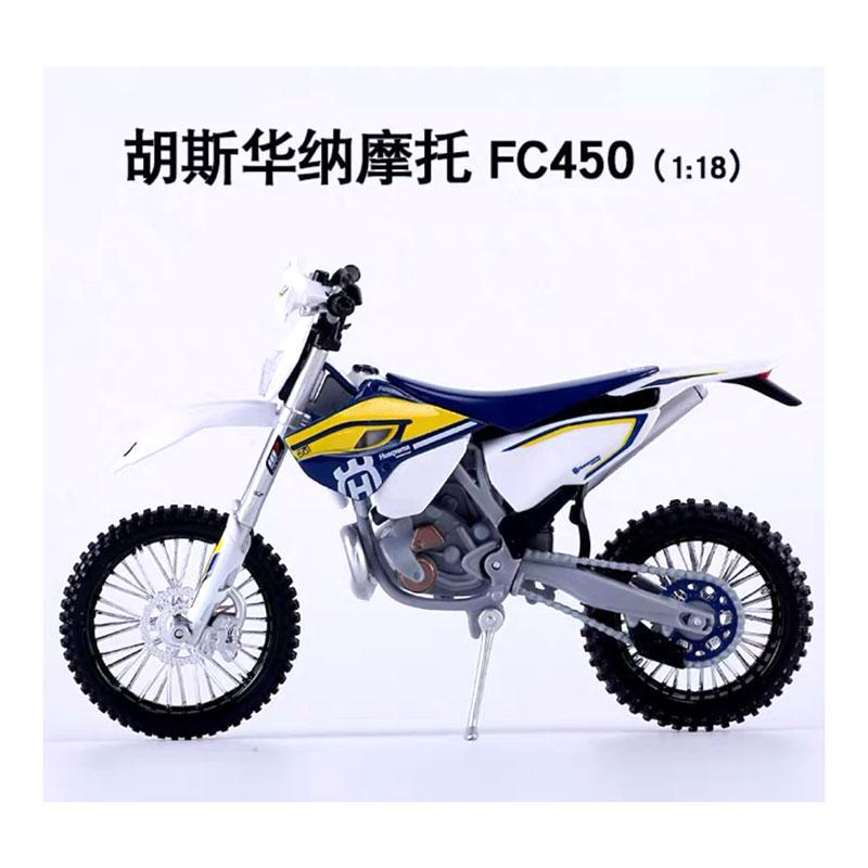 1:12 Husaberg FE390 CMountain Спортивно-утилитарный мотоцикл Литая симуляция Модель для демонстрации Детский рождественский подарок