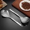 Large Capacity Cooking Spoon Stainless Steel Kitchen Strainer Skimmer, Deep Mesh for Noodles Frying Efficient Ingredient Scooping Pot, Heat?Resistant
