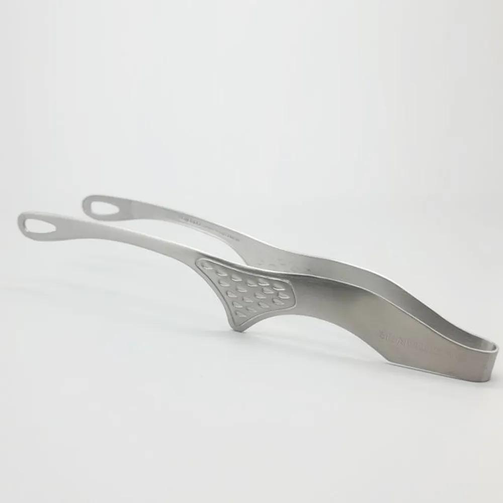 Stainless steel kitchen tongs 19.5cm cooking tongs