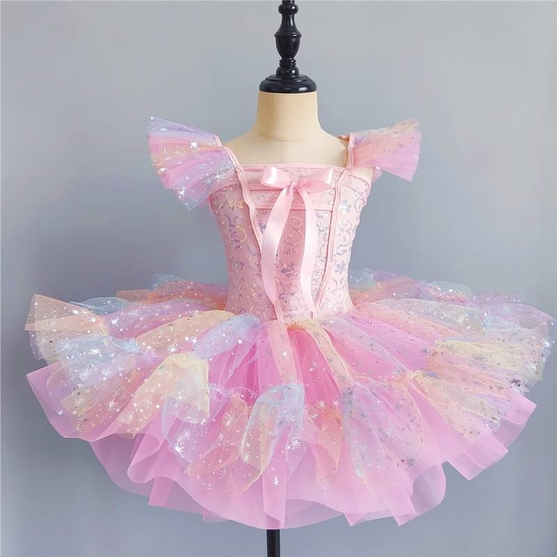 

Балетная пачка Платье Девочки Танцевальные юбки Балетная юбка Балетная принцесса 110cm