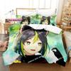 3D Kawaii Genshin Impact Tighnari Bedding Set Single Twin Printed With Pillowcase Bed Duvet Cover Single Double Queen King Size