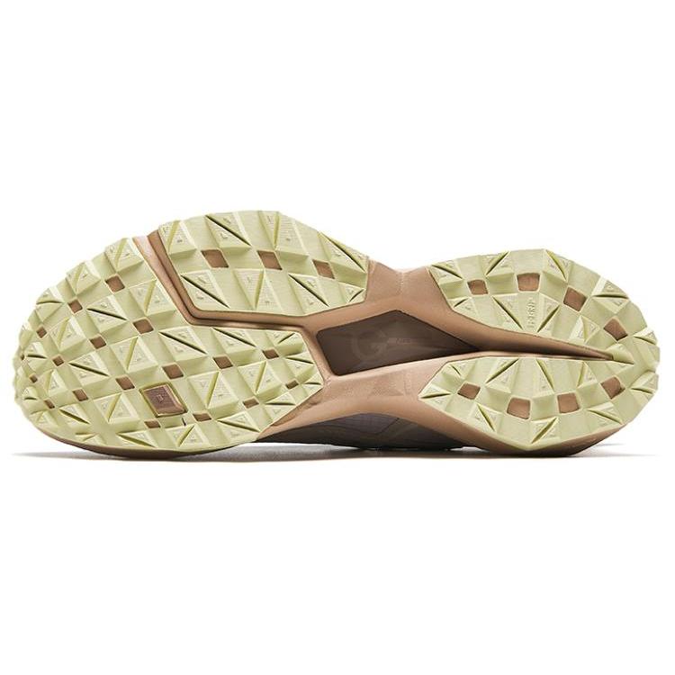 Anta Cushioning Slip Resistant Low top Running Shoes Women's Gray 122416602A-3