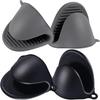 Pinça de Silicone Resistente ao Calor para Forno: Antiderrapante, Antiescaldante, Espessado, para Micro-ondas e Assar.