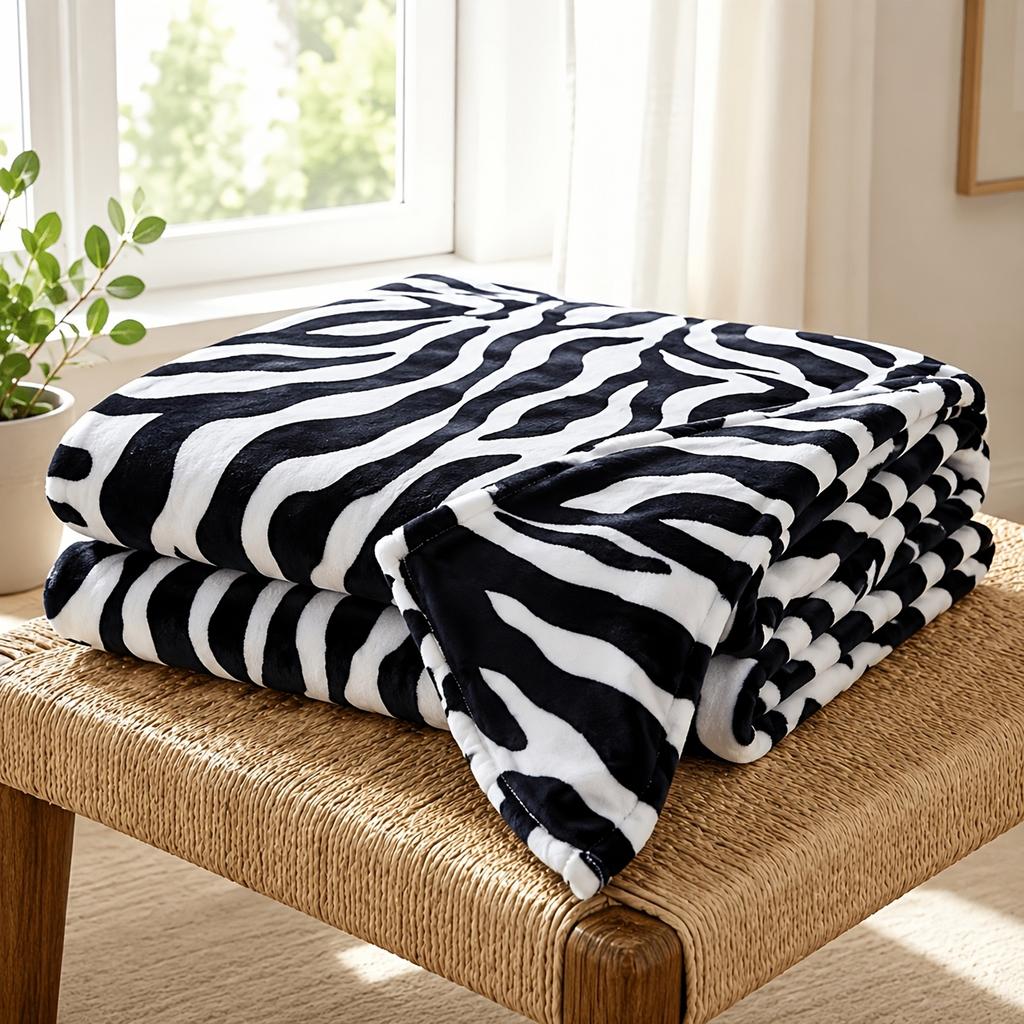 Ink Soft Flannel Throw Blanket, Decorative Blanket for Bed Couch