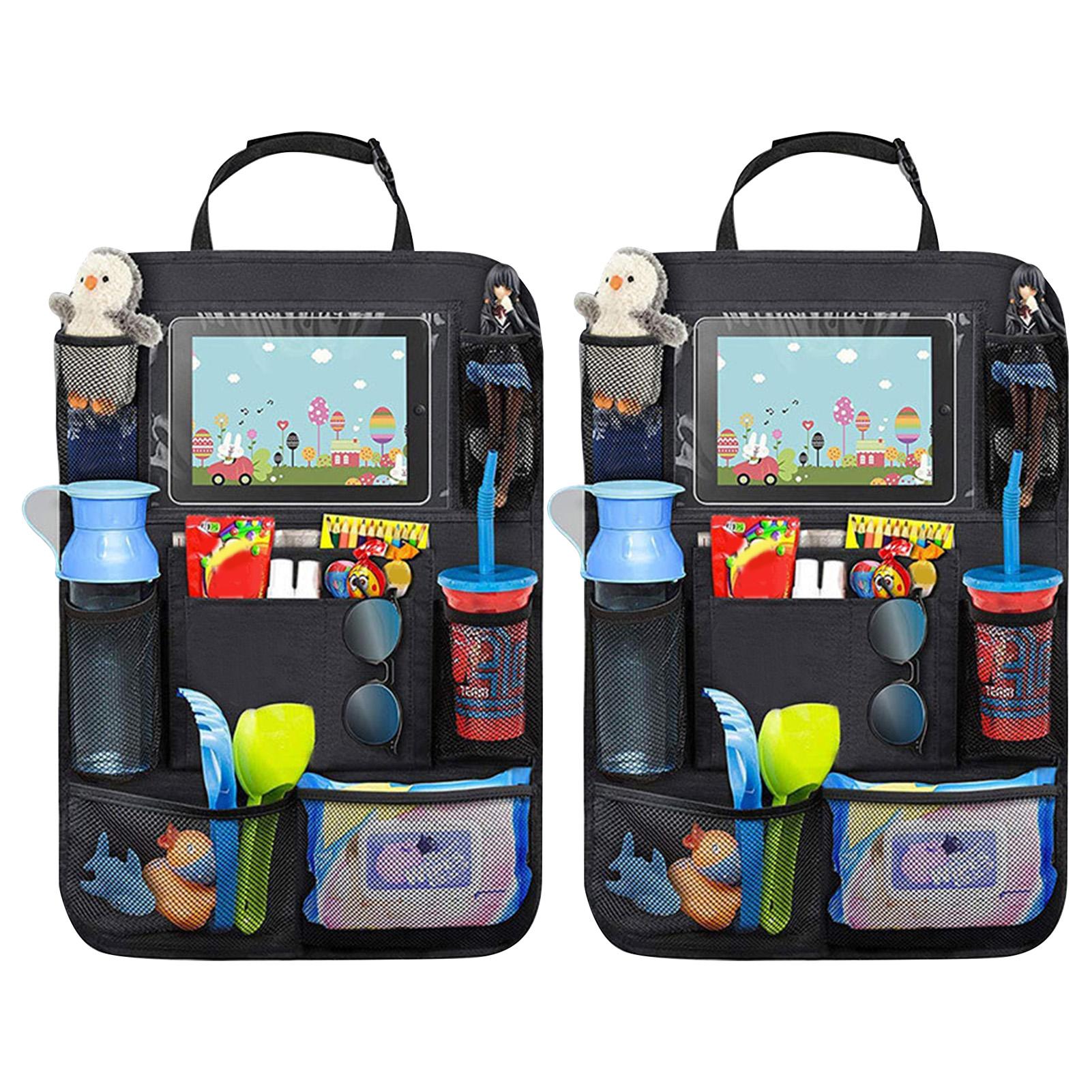 

Car Backseat Organizers Back Seat Organizers And Storage With Tissue Holder 2 Pieces Backseat Car Organizer And Storage Car Back чёрный