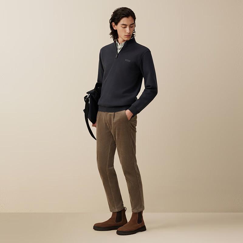 Hodo Men's Wool Blend Sun Velvet Casual Sweater