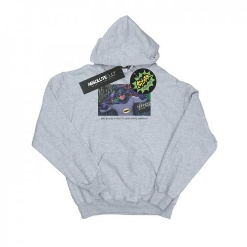 DC Comics Mens Batman TV Series Mean Cape Hoodie