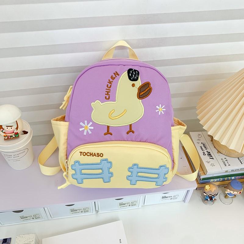 Schoolbag Autumn and Winter 1011 New Kindergarten Small Backpack Male 1-1 Year Old Children Cartoon Cute Storage Mini Baby Backpack