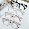 Transparent Computer Plano Glasses for Man Woman Anti Blue Light Clear Round Frame Eyewear Blocking Optical Spectacle Eyeglasses