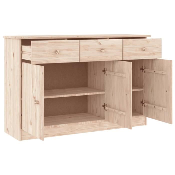 VidaXL Buffet ALTA 112x35x73 cm bois massif de pin 353937