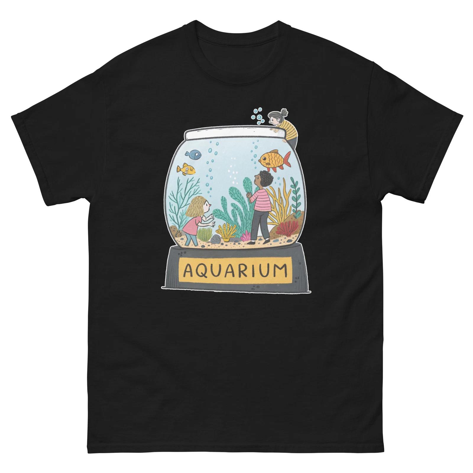 Aquarium Everyday Location Building Place T-Shirt S