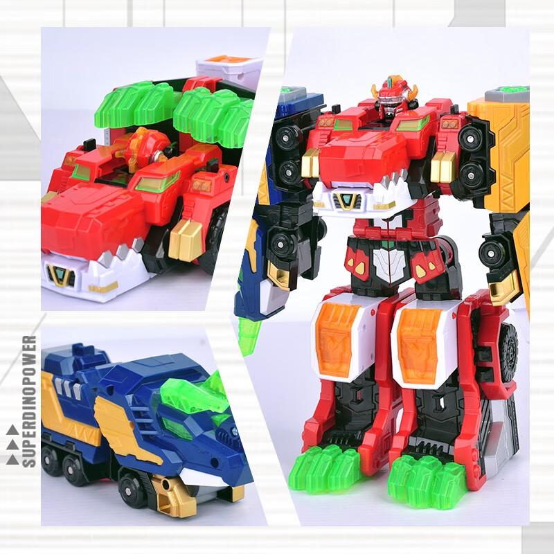 3 IN 1 Mini Force V Rangers Transforming Car To Robot Toys Action Figures Mini Force X Deformation Dinosaur Robot Toy