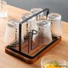 Hanging Upside-Down Glass and Coffee Cup Storage Rack