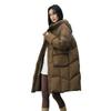 Womens Long Down Jacket 2026 Winter Hooded Loose Fit Warm 90 Duck Puffer Coat