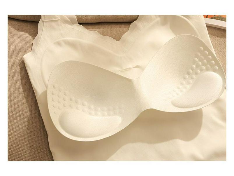 Spicy Girl Jacquard-Camisole mit schönem Rücken - Integriertes 2026 Dopamin-Bandeau-Tanktop für Damen