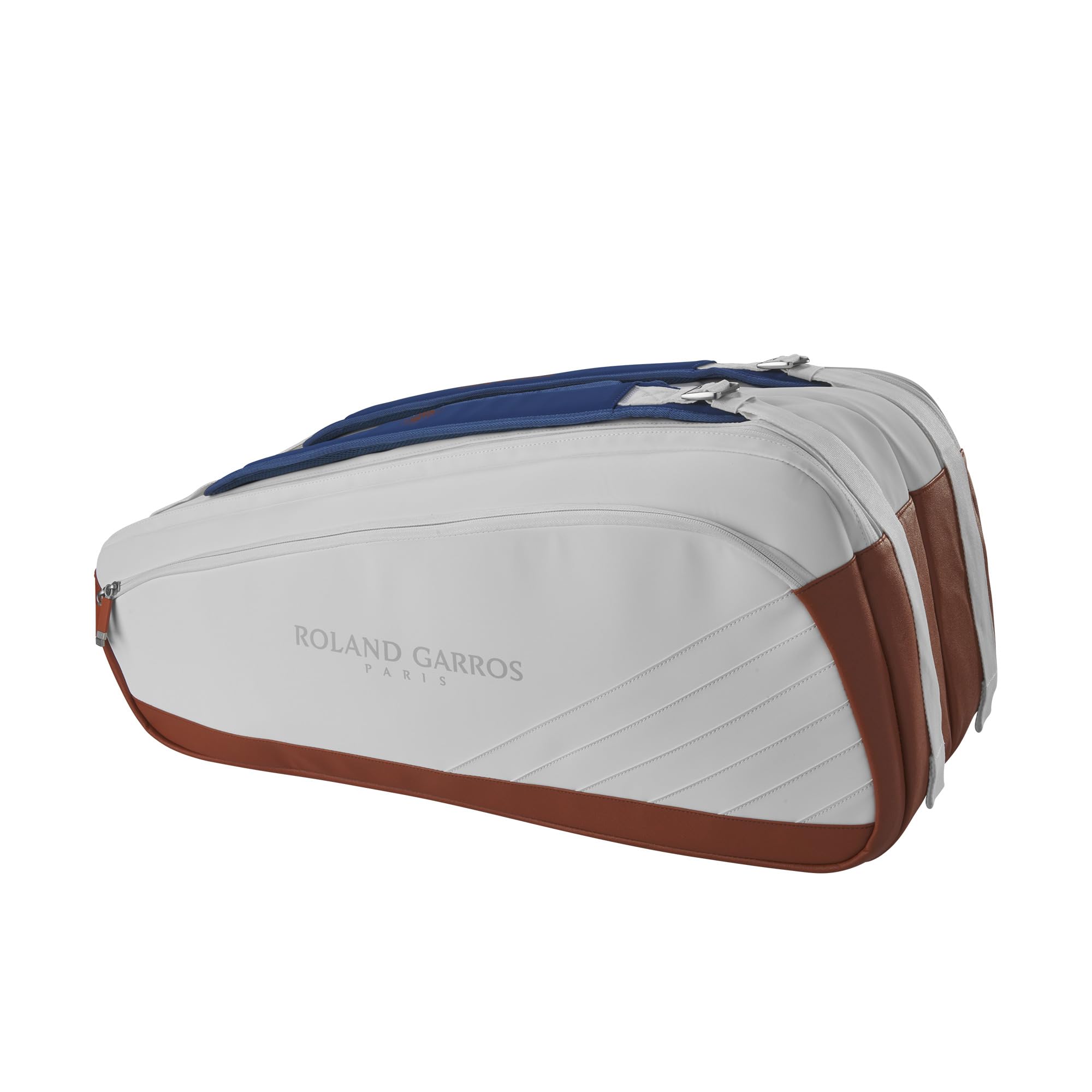 

Сумка для теннисной бадминтонной ракетки Super Tour 9PK Roland Garros [Wilson] Кремовый/Глинистый