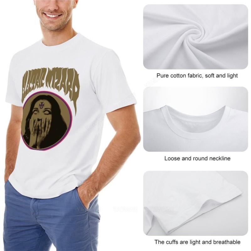 Mann Sommer für Jungen Electric Wizard - Possessed Grafik T-Shirt Jungen weiße T-Shirts Herrenkleidung neues Herren Baumwoll-T-Shirt