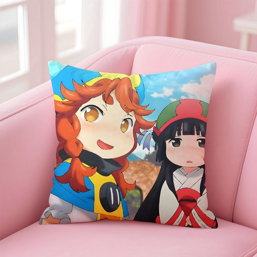 Hakumei To MMikochis Cushion Cover Comfortable Reversible Pillow Cover Ideal For Car Sofa Bedroom & Beyond