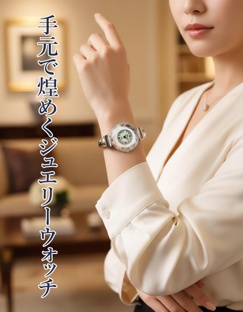 RAPPORT Bangle Watch 174168 Brown Women's Watch, Jewel-like
