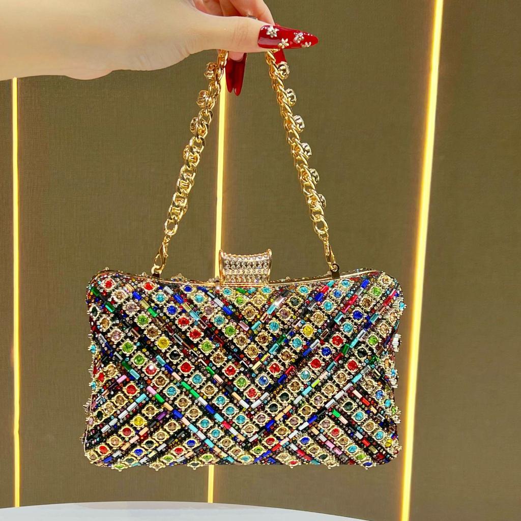 2025 Exquisite Rhinestone Evening Bag - High-End Luxury Party Handbag